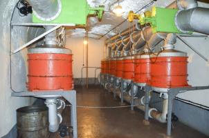 Ligne Maginot - SIMSERHOF - (Ouvrage d'artillerie) - La salle de neutralisation de l'ouvrage
Ventilation et filtrage de l'air en cas d'attaque par gaz de combat