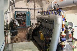 Ligne Maginot - SIMSERHOF - (Ouvrage d'artillerie) - Groupe électrogène n°3
Moteur Sulzer 6 DF 22