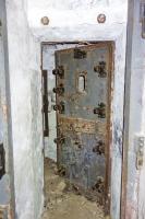 Ligne Maginot - SEELBERG OUEST - (Casemate d'infanterie) - Porte intérieure donnant sur la sortie de secours de la casemate.