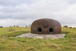 Ligne Maginot - HAUT POIRIER (Ouvrage d'infanterie) - Bloc 1 
La cloche modèle 1934 type B pour arme mixte