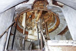 Ligne Maginot - HAUT POIRIER - (Ouvrage d'infanterie) - Bloc 2
Étage intermédiaire de la tourelle pour 2 AM