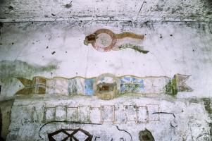 Ligne Maginot - FORT DE MAULDE EST - (Casemate d'artillerie) - Dessin dans le fort de Maulde