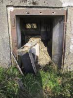 Ligne Maginot - RODIGNIES OUEST - (Blockhaus pour canon) - Entrée du blockhaus.