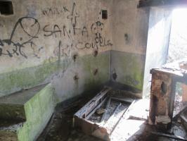 Ligne Maginot - RODIGNIES OUEST - (Blockhaus pour canon) - Intérieur du blockhaus.