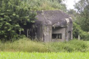 Ligne Maginot - MAIRIE DE LECELLES - (Blockhaus pour canon) - Aperçu depuis la rue Paul Davaine