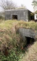 Ligne Maginot - L'ALOUETTE - (Blockhaus pour arme infanterie) - Le bloc actif et l'entrée droite de l'abri