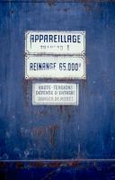 Ligne Maginot - BETTELAINVILLE - (Infrastructures électriques) - La porte d'accès aux appareillages du transformateur 1, arrivée Reinange en 65 KV