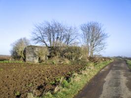 Ligne Maginot - A60 - MIMOSA - (Blockhaus lourd type STG / STG-FCR - Double) - Blockhaus est visible du chemin rural se dirigeant vers la commune de Bry.