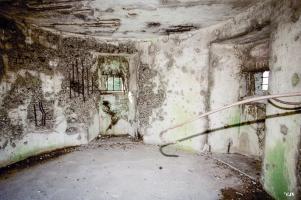 Ligne Maginot - LA TOUR - (Blockhaus pour canon) - L'intérieur du moulin 