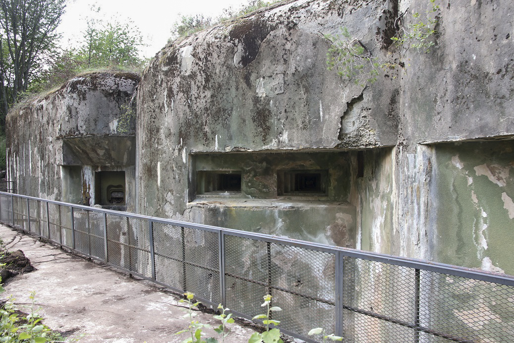 Ligne Maginot - SIMSERHOF - (Ouvrage d'artillerie) - Bloc 4
Le bloc après dégagement et nettoyage en 2014 - JOLAS, Jean-Michel
