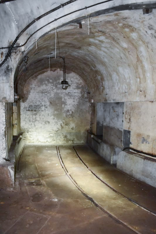 Ligne Maginot - SIMSERHOF - (Ouvrage d'artillerie) - Galerie principale, amorce vers les blocs non construit - Daniel Froehly
