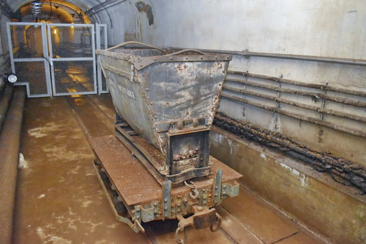 Ligne Maginot - SIMSERHOF - (Ouvrage d'artillerie) - Wagonnet type Nord-Est 'B' avec benne - Daniel Froehly