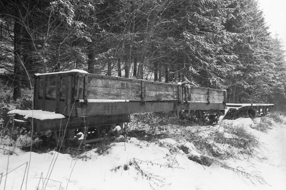 Ligne Maginot - SIMSERHOF - (Ouvrage d'artillerie) - La voie de 60 alimentant l'ouvrage - JFK
