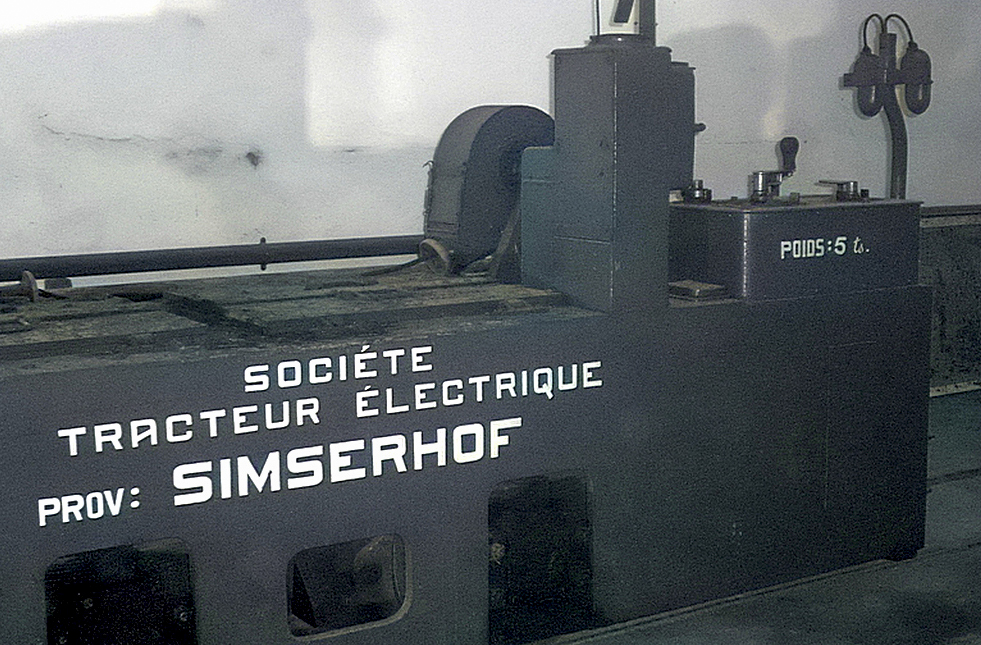 Ligne Maginot - SIMSERHOF - (Ouvrage d'artillerie) - Locotracteur Schneider-Westinghouse - Sylvie Laure LAMBERT