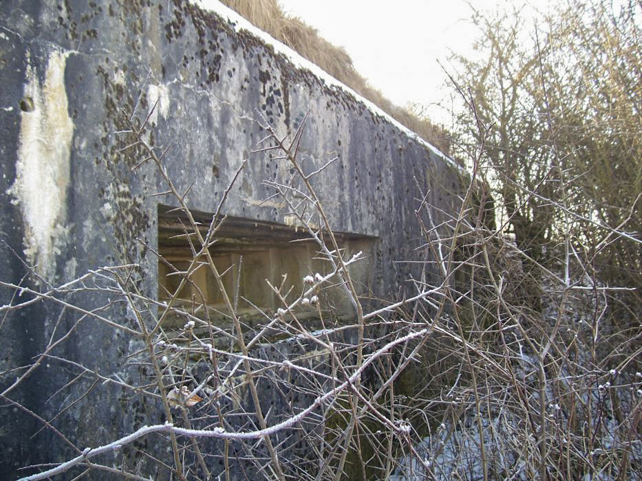 Ligne Maginot - MISSLINGEN 1 - (Blockhaus pour canon) - Façade avant - JM57