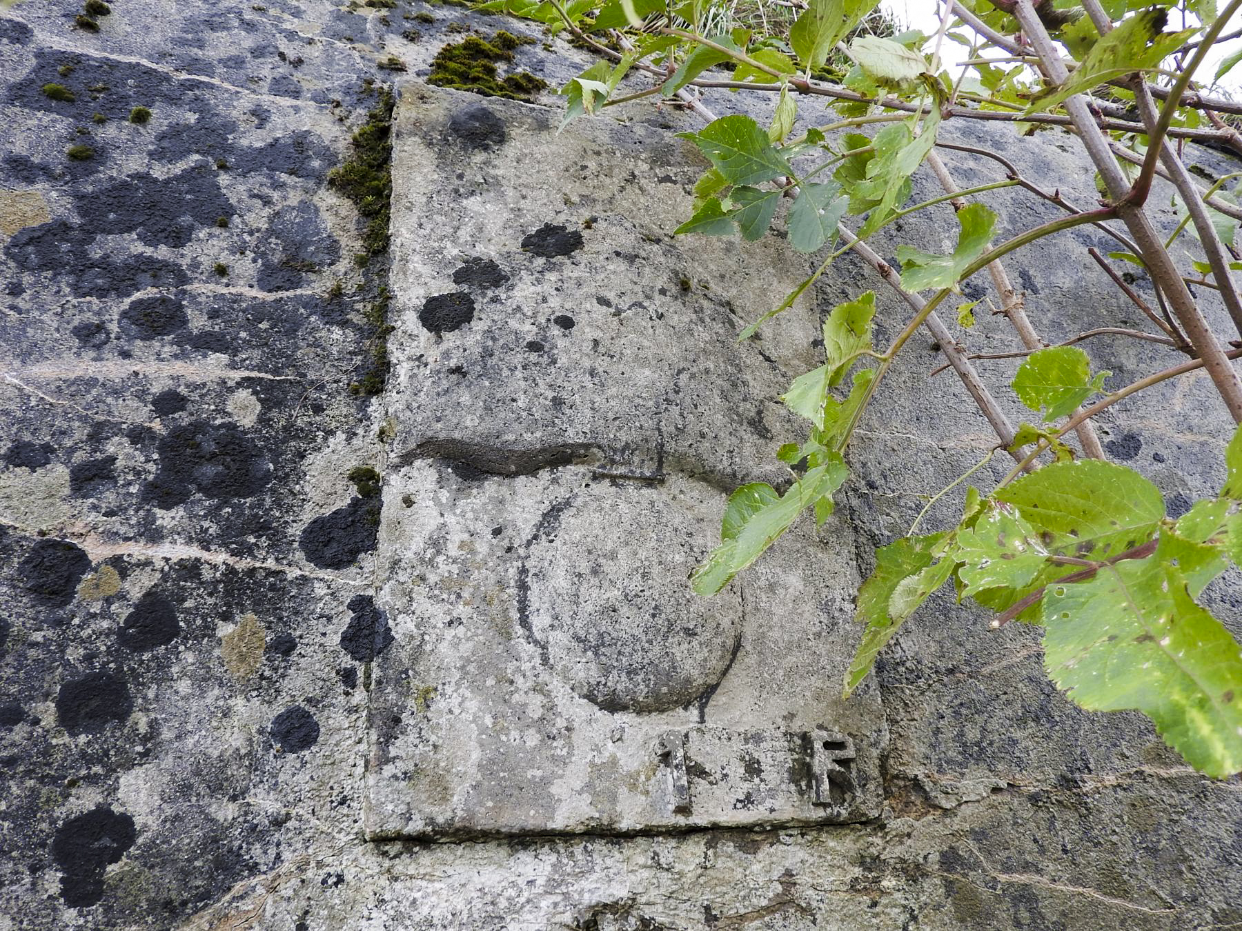 Ligne Maginot - MISSLINGEN 1 - (Blockhaus pour canon) - Un des reliefs de la façade principal - STENGER Mathieu