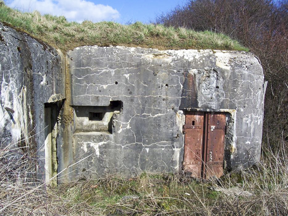 Ligne Maginot - MISSLINGEN 1 - (Blockhaus pour canon) - Vue arriere - JM57