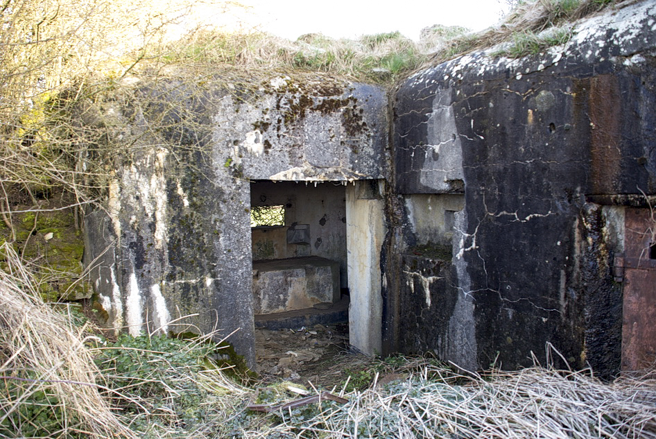 Ligne Maginot - MISSLINGEN 1 - (Blockhaus pour canon) - La façade arrière - Denys