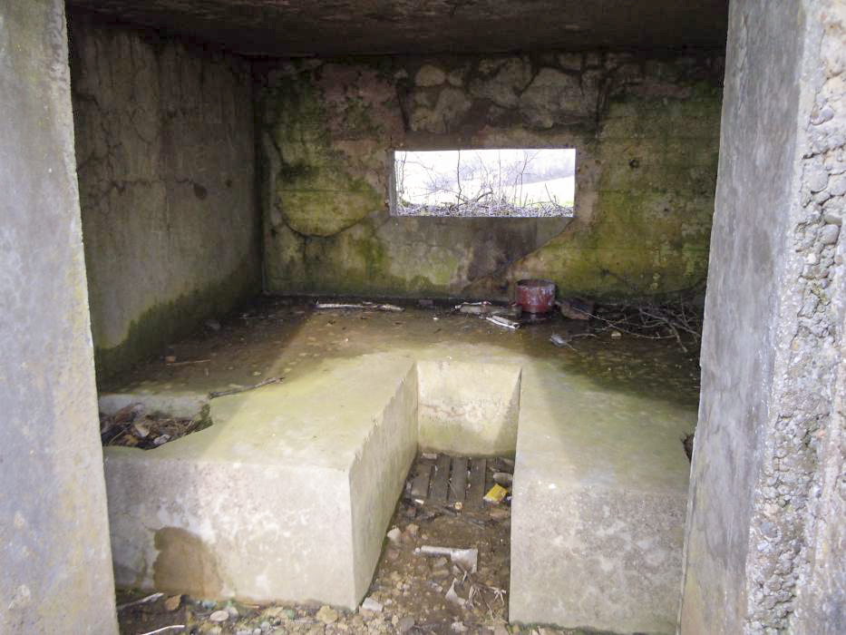 Ligne Maginot - MISSLINGEN 3 - (Blockhaus pour canon) - Chambre de tir pour canon antichar - JM57