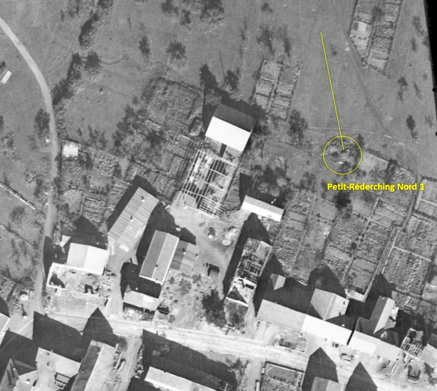 Ligne Maginot - PETIT REDERCHING Nord 1 (Blockhaus de type indéterminé) -  - IGN