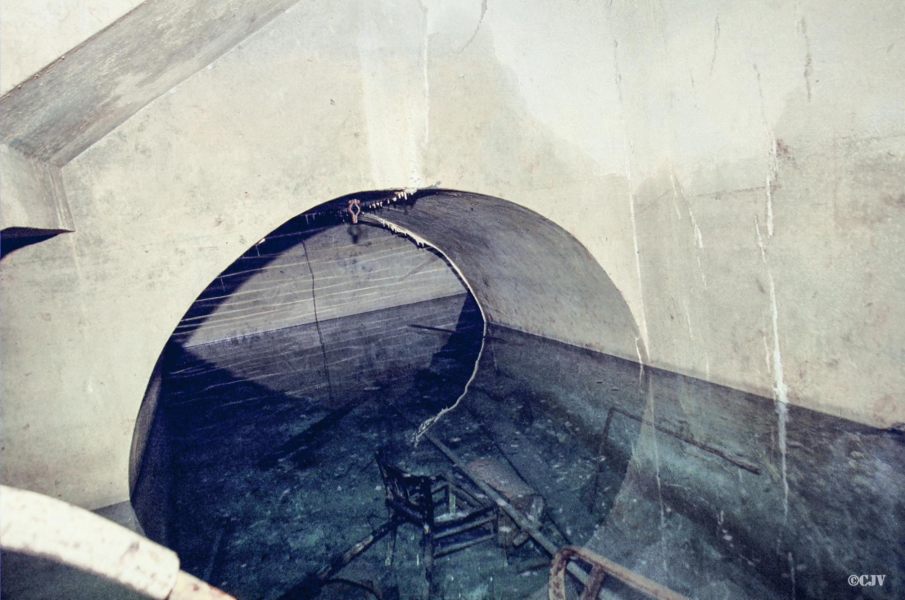 Ligne Maginot - SEELBERG EST - (Casemate d'infanterie) - La galerie en bas de la casemate - Lia VERMEULEN