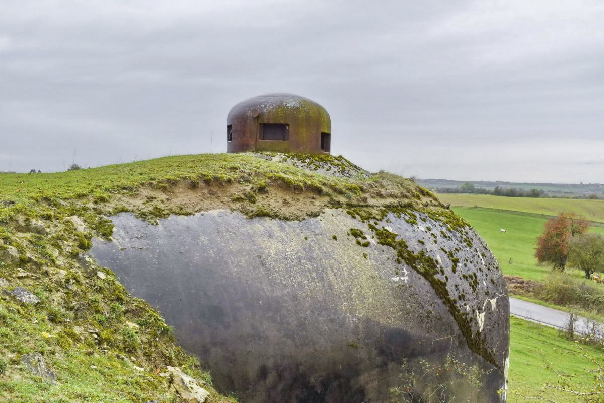 Ligne Maginot - SEELBERG OUEST - (Casemate d'infanterie) - Cloche GFM avec un créneau décalé - Daniel Froehly
