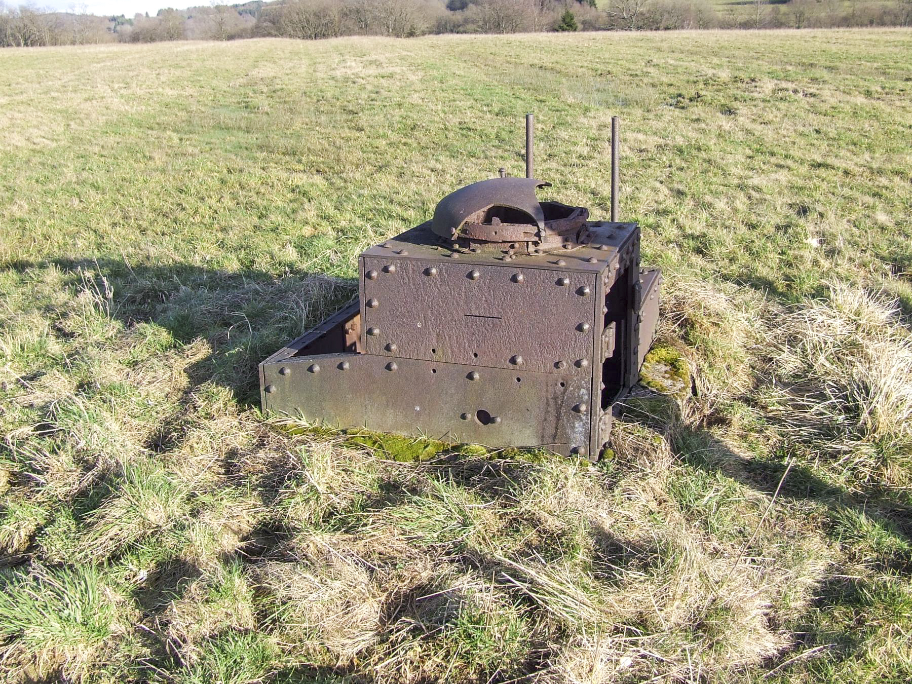 Ligne Maginot - OUEST DE SONNENBERG - (Observatoire d'artillerie) - La partie supérieure encore en place - STENGER Mathieu