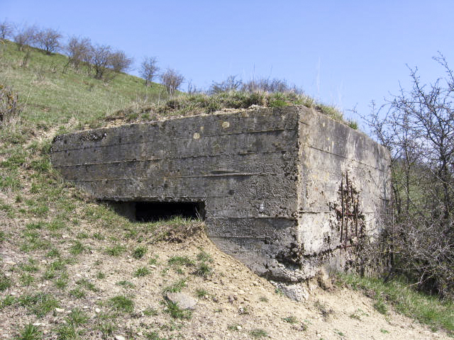Ligne Maginot - TOTENBERG EST - (Blockhaus pour arme infanterie) - Façade de tir - Christian LENHARD