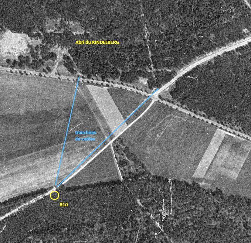 Ligne Maginot - B10 (Chambre de coupure) -  - IGN