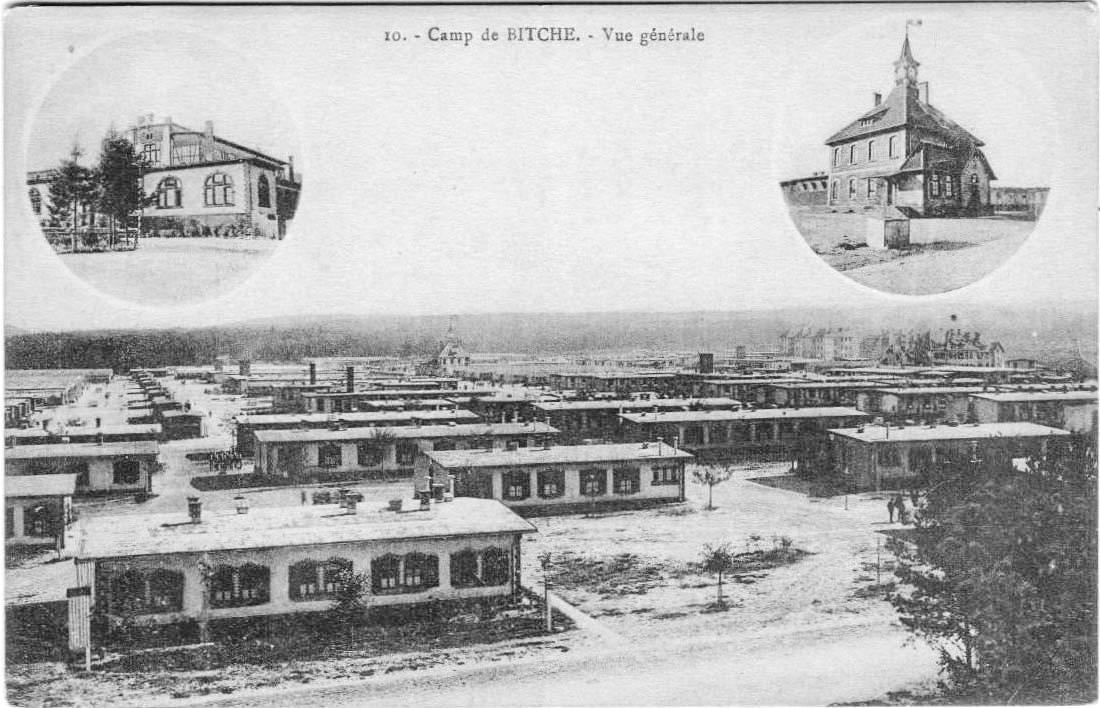 Ligne Maginot - BITCHE - (Camp de sureté) - Carte postale du Camp de Bitche - Inconnu
