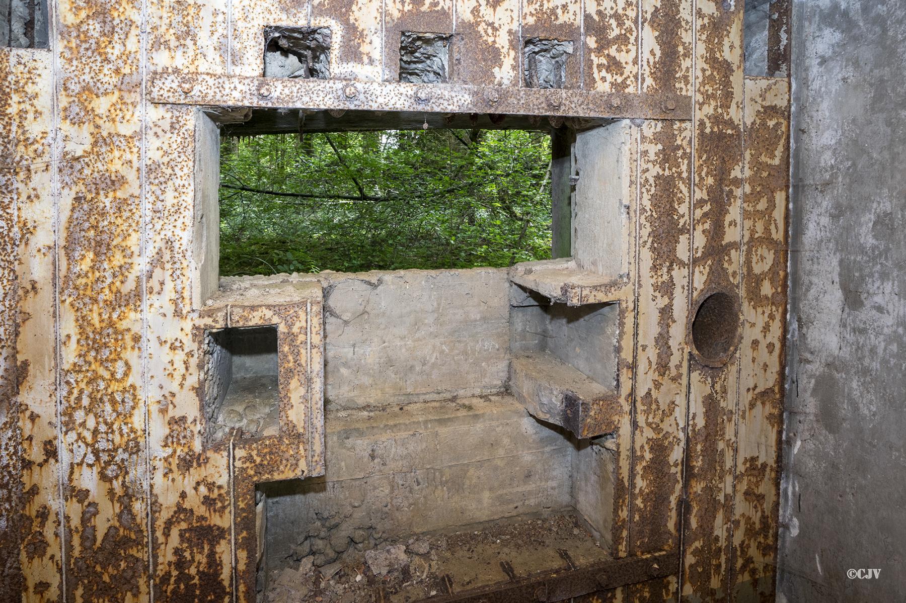 Ligne Maginot - 101 - TIEFENBACH NORD - (Casemate d'infanterie - double) - Chambre de tir du canon - Lia VERMEULEN