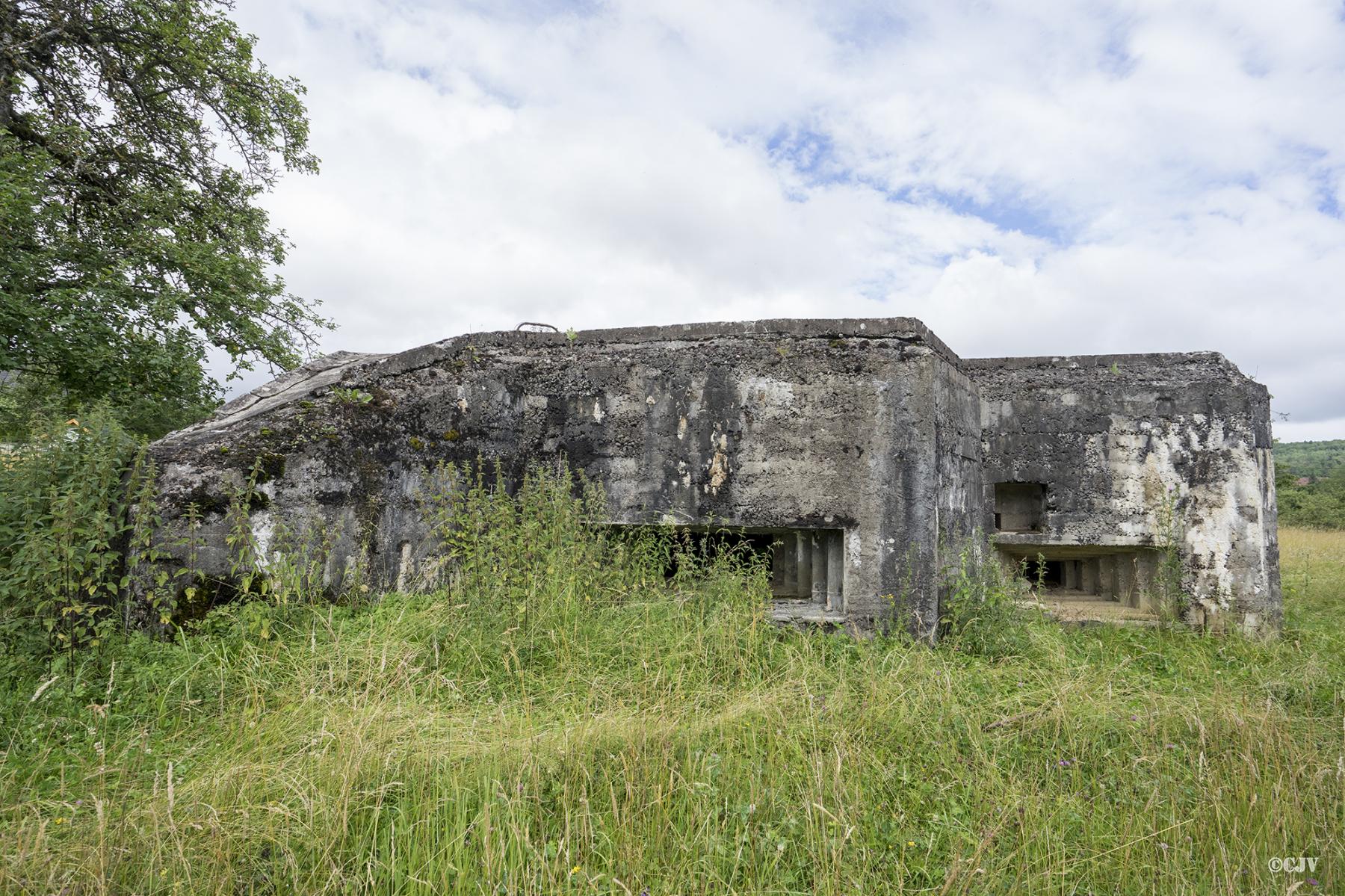 Ligne Maginot - RAEDERSDORF CENTRE - (Blockhaus pour canon) - Chambres de tir vers le sud-est - Lia VERMEULEN