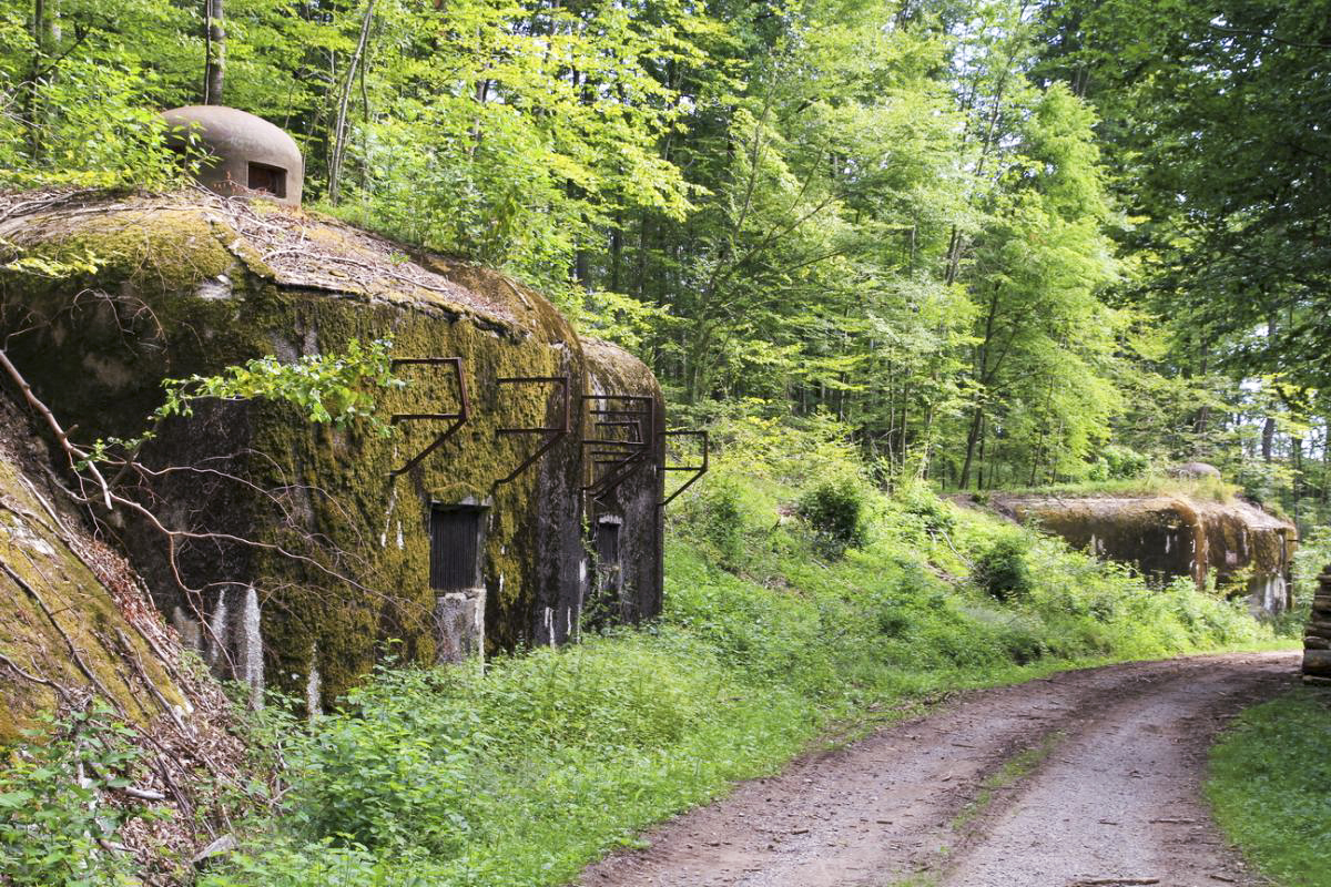 Ligne Maginot - LEGERET - (Abri) - Les deux coffres d'entrée. - JOLAS, Jean-Michel