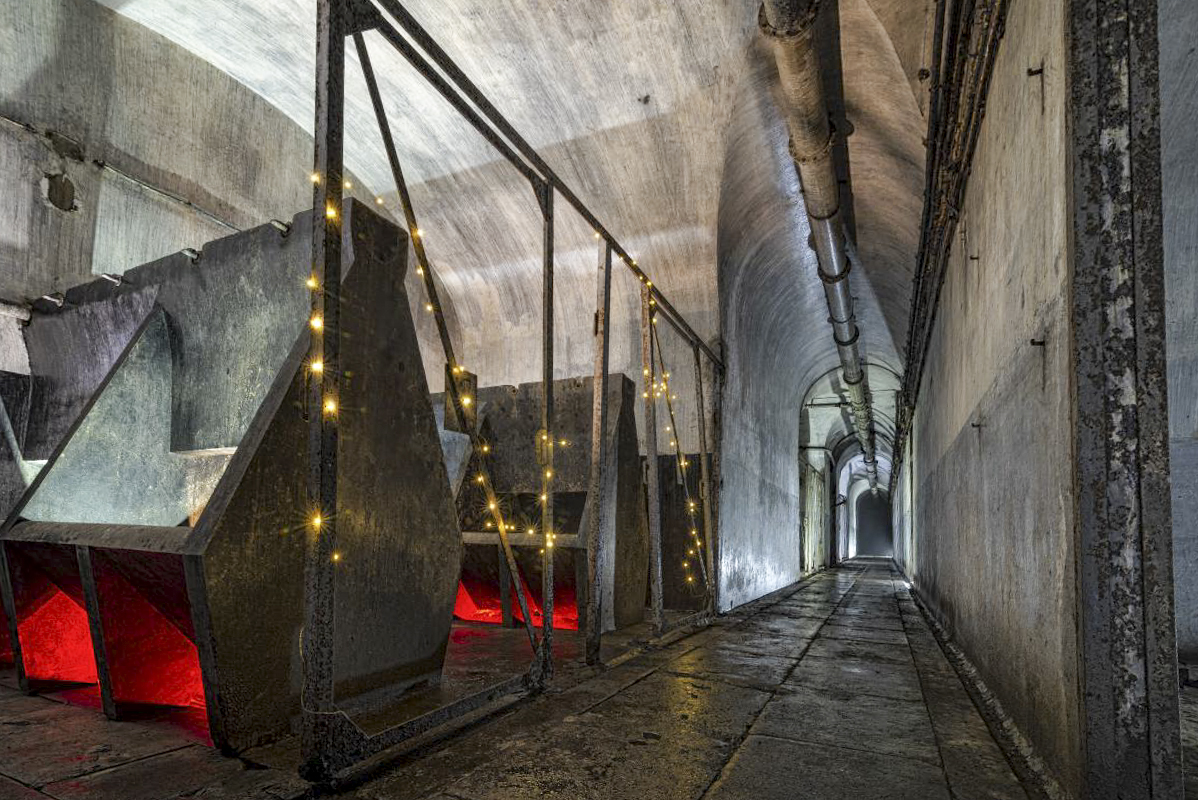 Ligne Maginot - LEGERET - (Abri) - Les lavabos de l'abri, rien de mieux que des couleurs chaleureuses ! - Patrimoine en Images