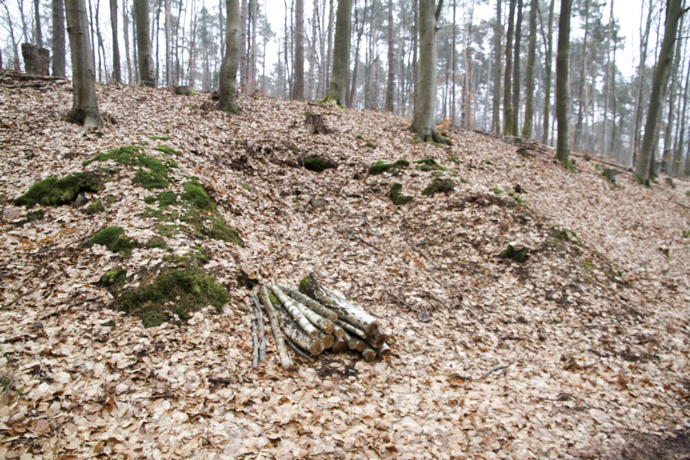 Ligne Maginot - PFAFFENBERG SUD - (Position d'artillerie préparée) - Les emplacements des pièces - Alain Perouffe