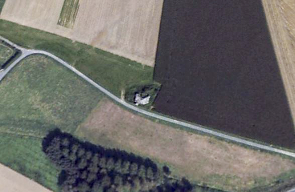 Ligne Maginot - A69 - PAVOT - (Blockhaus lourd type STG / STG-FCR - Double) - Vue aérienne - Google Earth