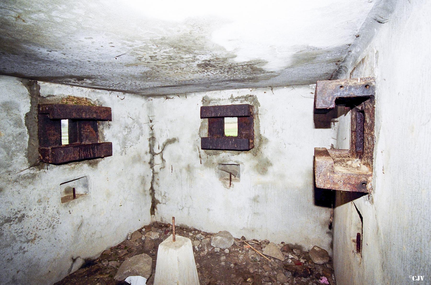 Ligne Maginot - B378 - BOIS MONTOIR (PDS) - (Abri actif) - Le bloc actif frontal - Caspar Vermeulen