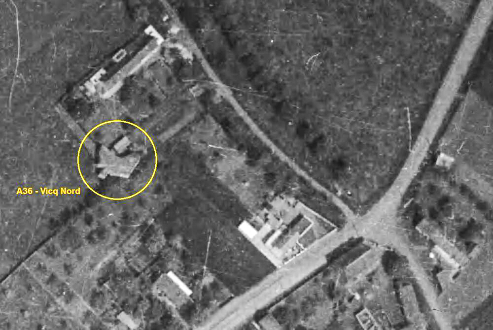 Ligne Maginot - VICQ  NORD - (Blockhaus lourd type STG / STG-FCR - Double) -  - IGN
