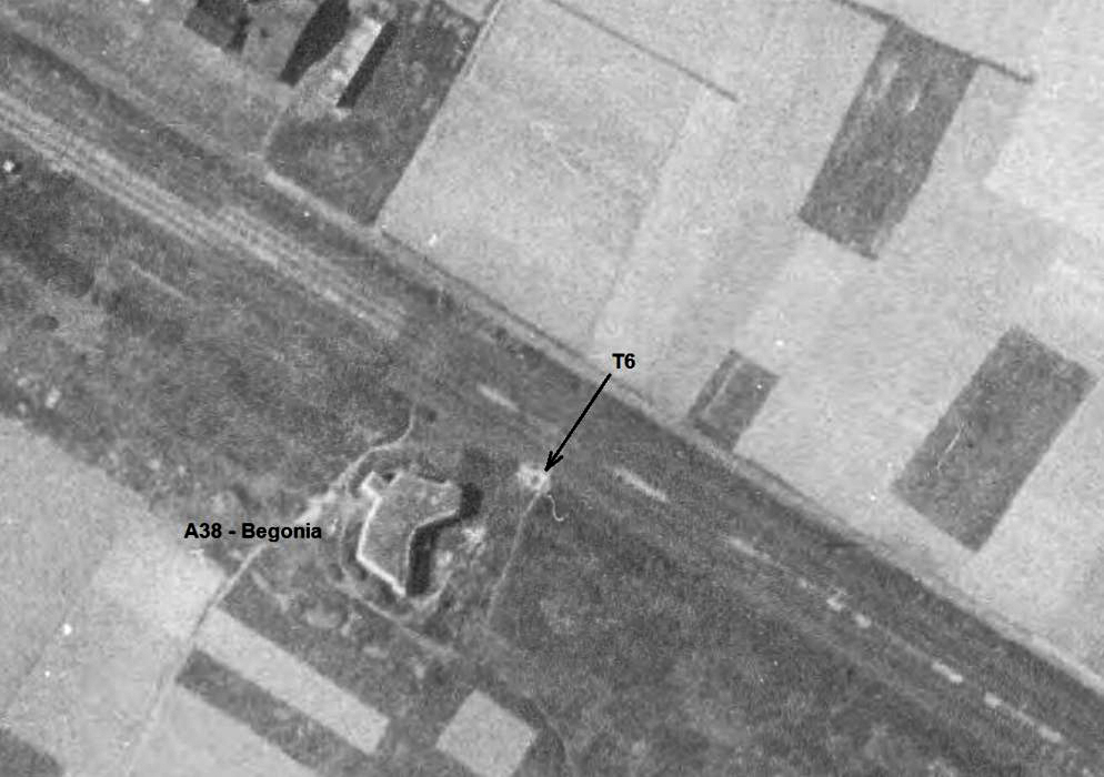 Ligne Maginot - BEGONIA - (Blockhaus lourd type STG / STG-FCR - Double) -  - IGN - Géoportail 1947