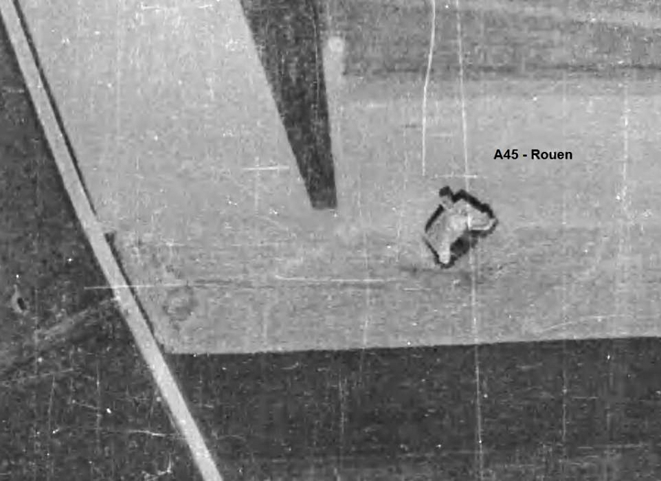 Ligne Maginot - A45 - ROUEN - (Blockhaus lourd type STG / STG-FCR - Double) -  - IGN - Géoportail 1960