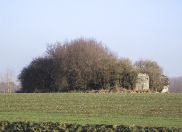 Ligne Maginot - A62 - MUGUET - (Blockhaus lourd type STG / STG-FCR - Double) - Blockhaus visible de la D 87 Wargnies-le-Petit Bry. - Smardz Félix