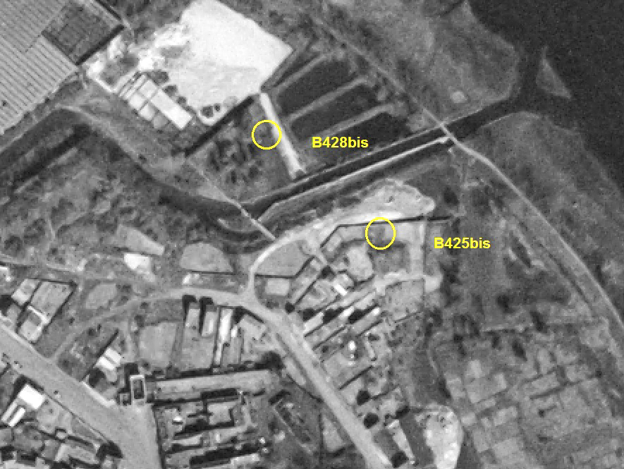 Ligne Maginot - B425bis - CONDE 2 (Blockhaus pour canon) -  - IGN - Géoportail 1951