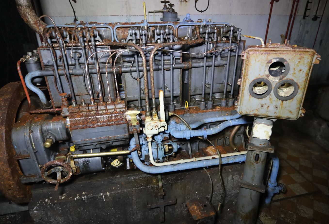 Ligne Maginot - PAS du ROC - moteur Alsthom - 