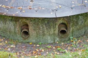 Ligne Maginot - SIMSERHOF - (Ouvrage d'artillerie) - Bloc 7
Embrasures de la tourelle de 135