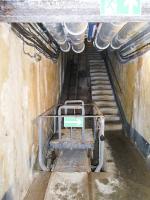 Ligne Maginot - SAINT OURS HAUT (SOH) - (Ouvrage d'artillerie) - Bloc 1  
Plan incliné
Le wagon monte wagonnet
