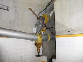 Ligne Maginot - SAINTE AGNES (SAG) - EO9 - (Ouvrage d'artillerie) - La cuisine
Système d'évacuation des fumées de la cuisinière
