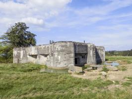 Ligne Maginot - CEZF-20  - LA BRIQUETTERIE - (Casemate d'infanterie - double) - Vue de l'arrière