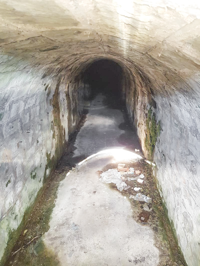 Ligne Maginot - CAMP D'ARGENT - COL DE TURINI - (Dépôt de Munitions) - Intérieur
Alvéole gauche - Ellena-Cuny