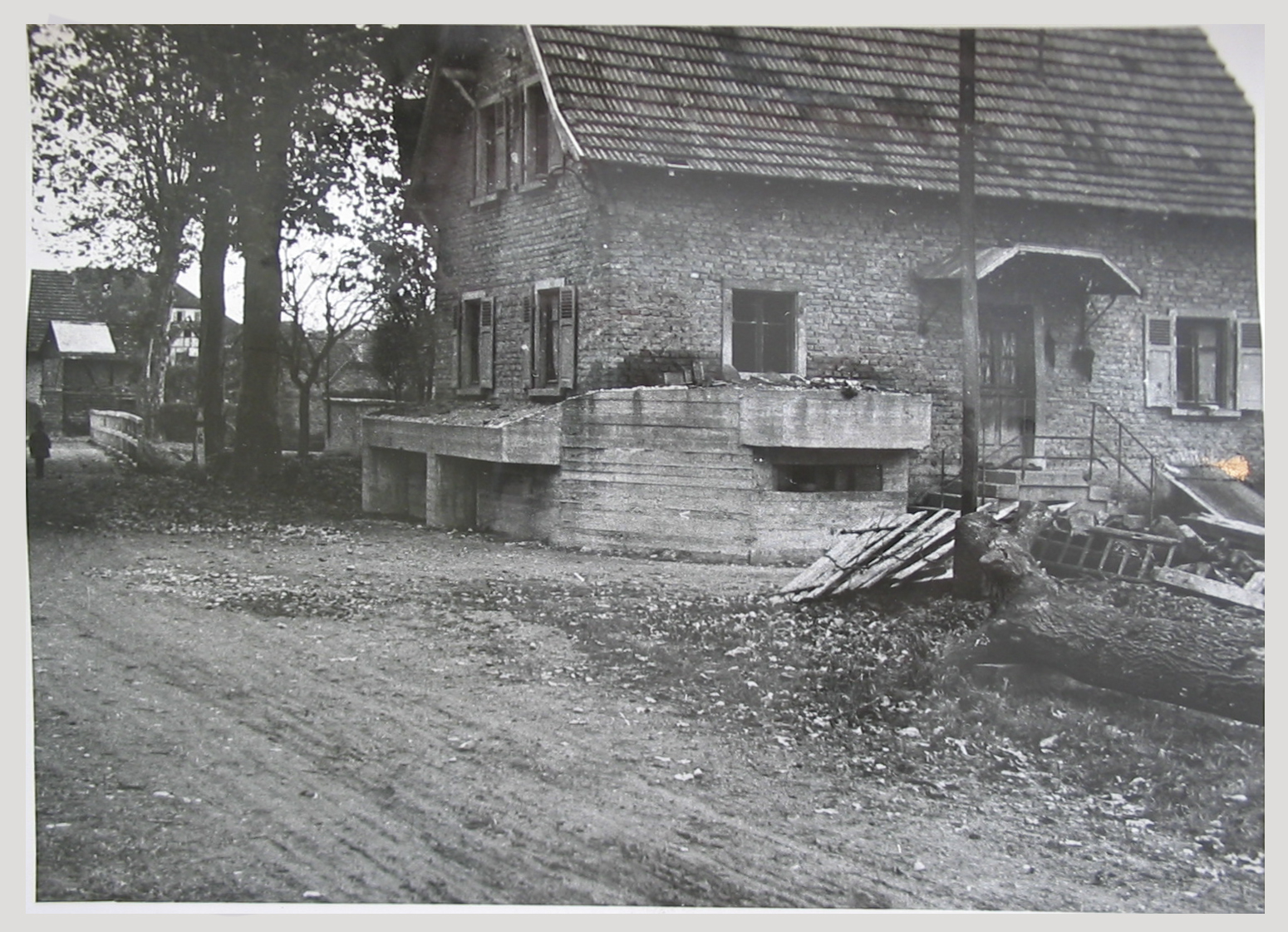 Ligne Maginot - RHINAU VILLAGE - (Blockhaus pour arme infanterie) -  - Archives Municipales de Strasbourg