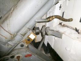 Ligne Maginot - BARBONNET (BT) - (Ouvrage d'artillerie) - Bloc 2
Mortier de 81
Tuyau d'évacuation des gaz de l'évent